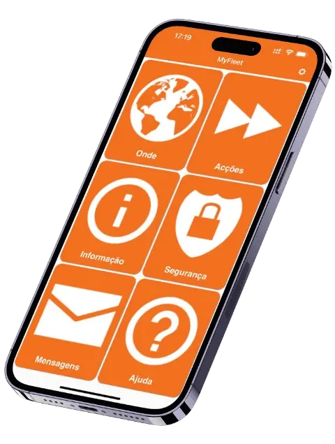 Smartphone displaying the Quatenus mobile interface for operational management and quick access to features
